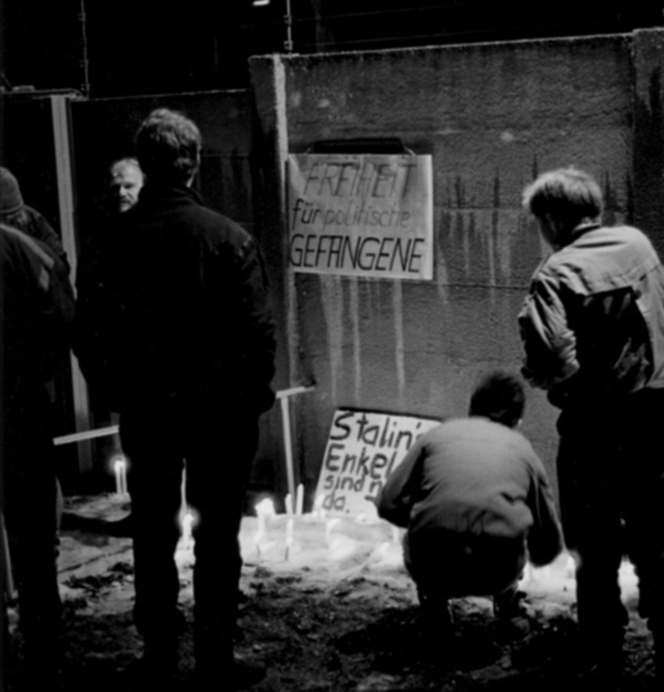 Demonstranten vor Bautzen II